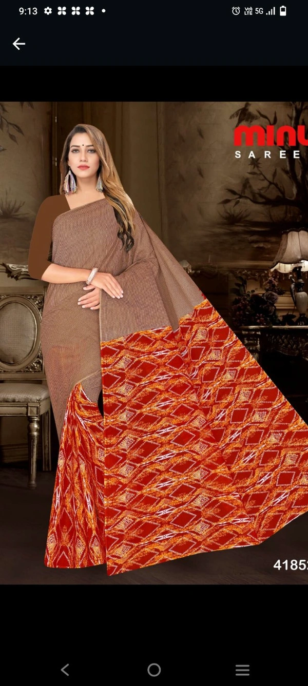 Minu Subho Shree Saree 852 - 5.5, as image