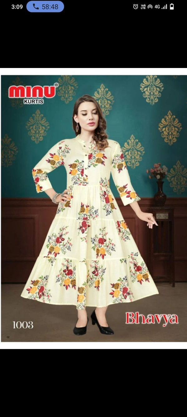 Minu BHAVYA 2 KURTI 1003 - as image, 40