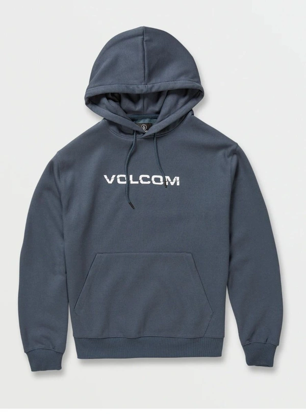 #M10187PK VOLCOM  VOLCOM STEEL GREY-CHEST PRINT HOODED FLEECE SWEATSHIRT 7PK - M, Gray