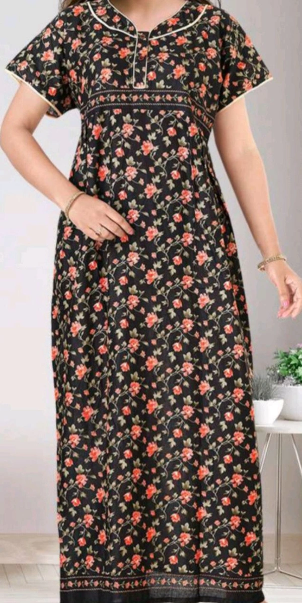 MINU FASHIONS  MISS WORLD NIGHTY 281 - Black, XL