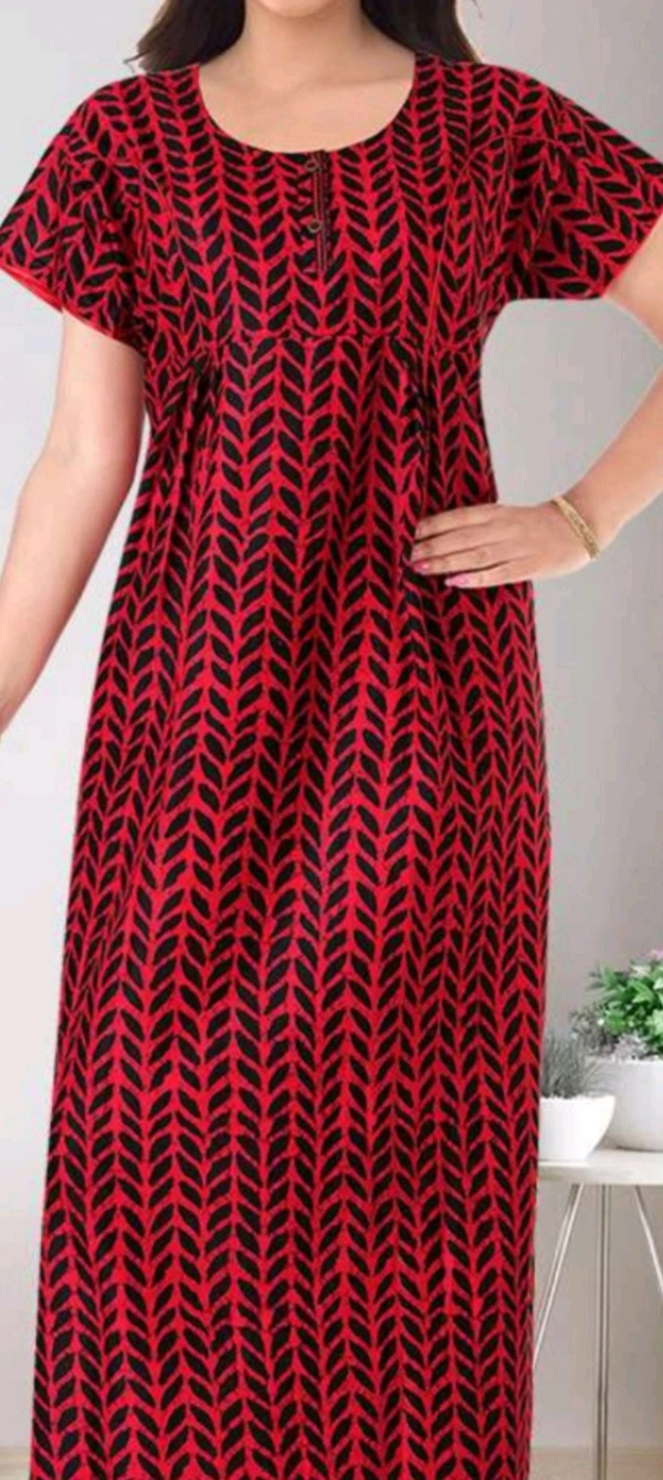 MINU FASHIONS  MISS WORLD NIGHTY 280 - Red, XXL