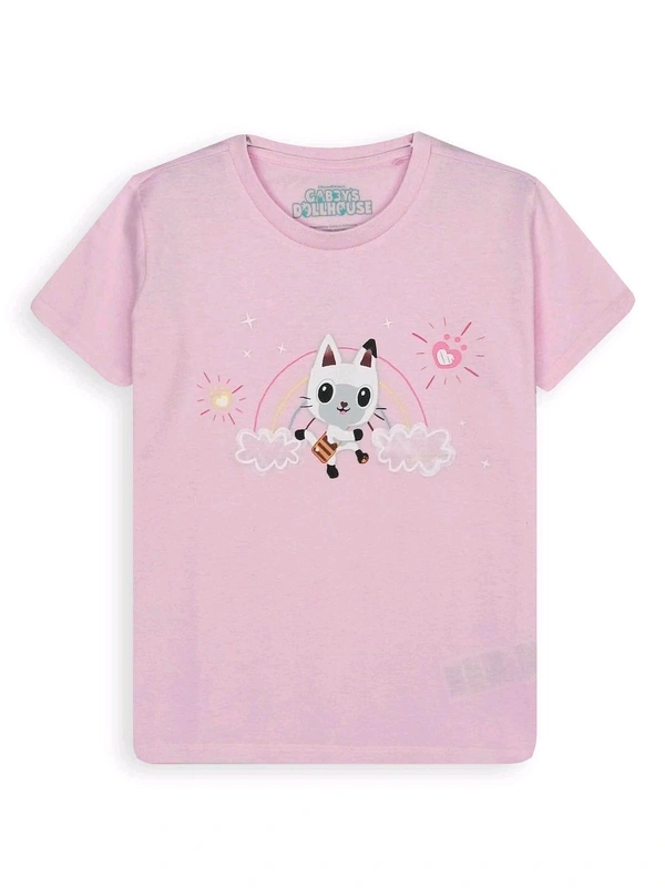 Gabby's Dallouse  Girl Printed Pyjama Set 6A7 - Pink, Good Quality, 4 Years