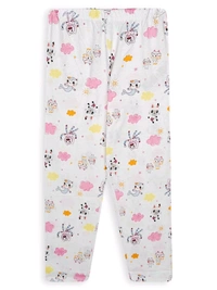 Gabby's Dallouse  Girl Printed Pyjama Set 6A7 - Pink, Good Quality, 4 Years