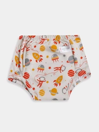 Neutral                        Kids Padded Underwear  - White, 0-1y