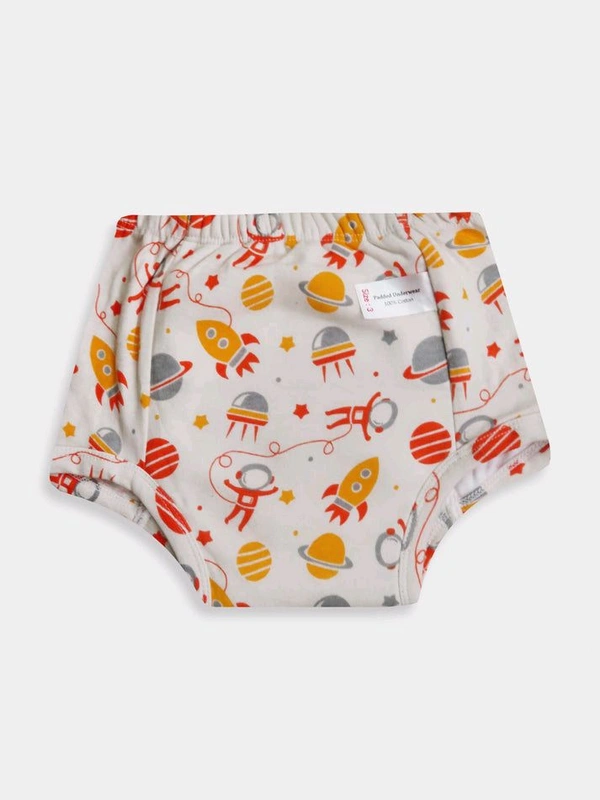 Neutral                        Kids Padded Underwear  - White, 0-1y