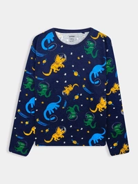  Sinsay Boys Printed Pyjama Set 8A1 - Ultramarine, Good Quality, 5/6 Years