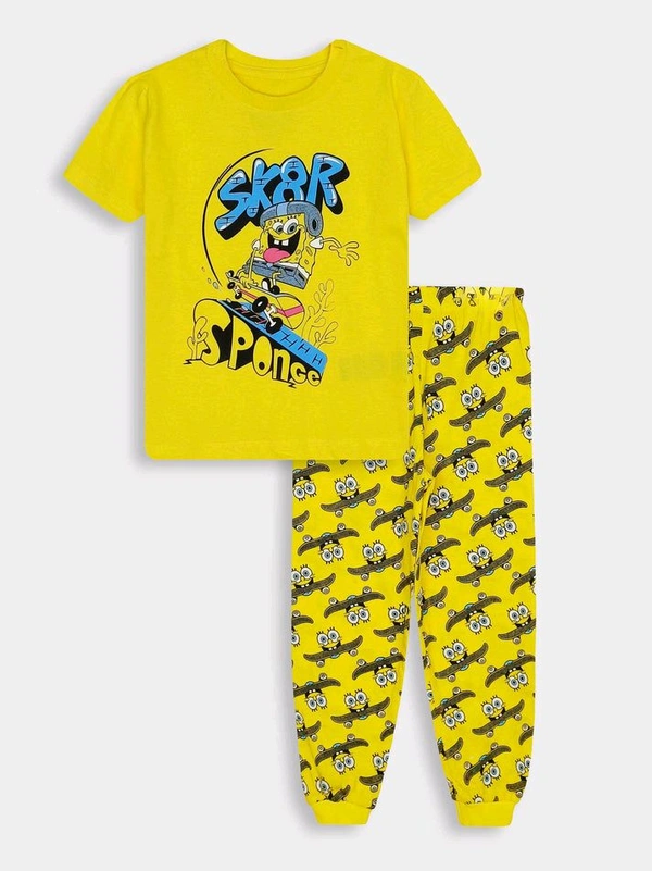 S4S Boy Printed Pyjama Set - As image, 3y