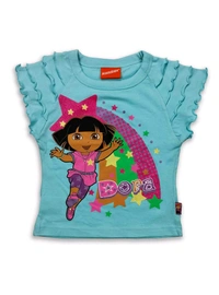 NICKELODEON Girls Printed Skirt Set - Maroon, 5y, Good Quality
