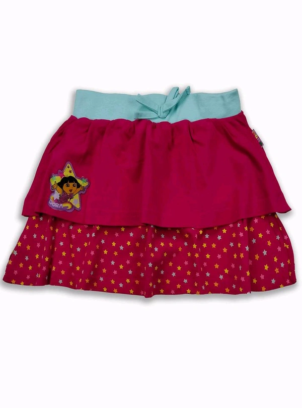 NICKELODEON Girls Printed Skirt Set - Teal, 4y, Good Quality