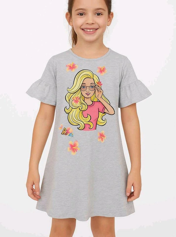 Barbie Girls Night Shirt - Good Quality, 11/12 Years, As Image