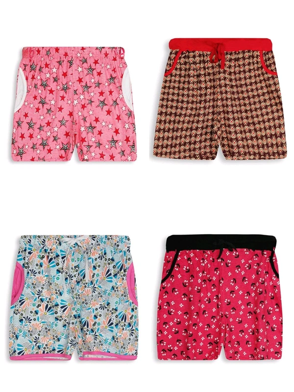 BOW NUIT LADIES LONGE WEAR SHORTS ASSORTED MX1 - As image, L, Good Quality