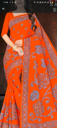 Minu MINU XL (Vol-4) SAREE124 - as image, 5.5