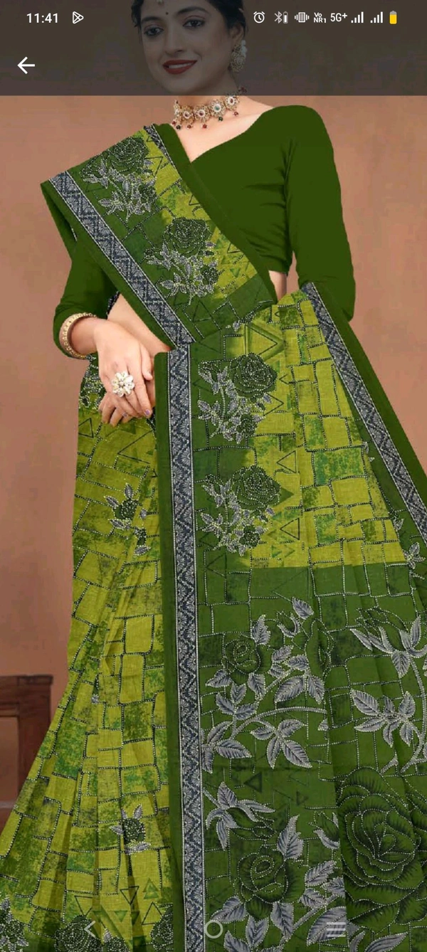 Minu MINU XL (Vol-4) SAREE124 - as image, 5.5