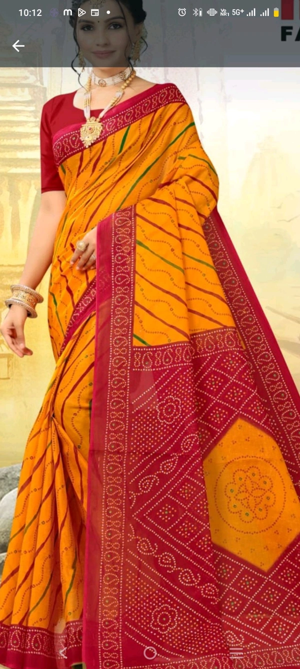 MINU  RAJANYA CHUNRI SAREE 042 - as image, 5.5