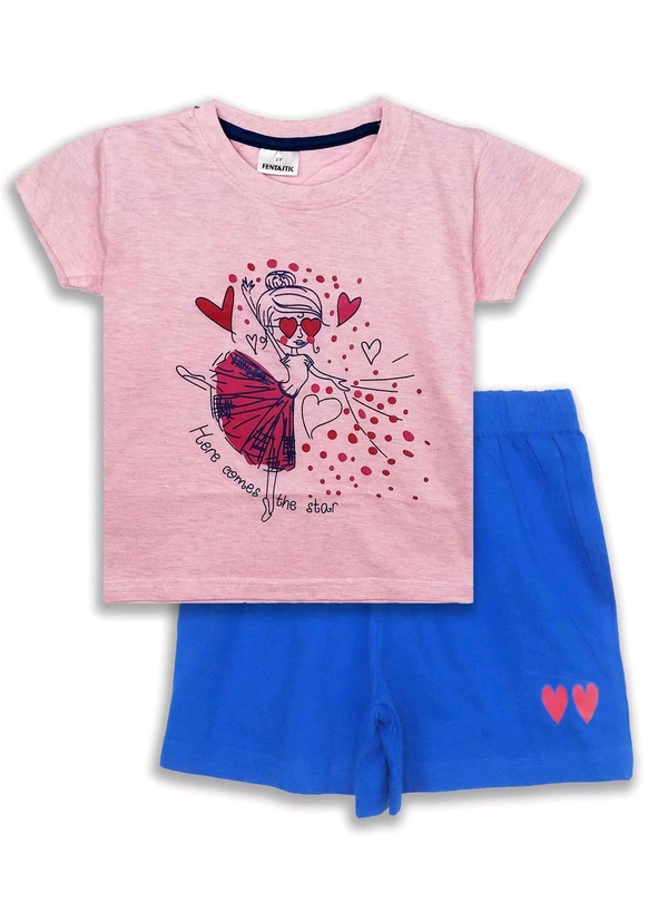 FANTASTIC GIRLS PRINTED SHORTY SET 