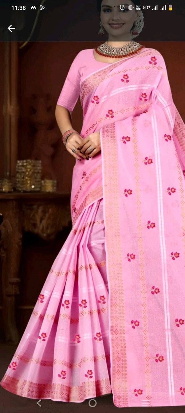 Minu Noriti Embroidery Saree 382 - as image, 5.5