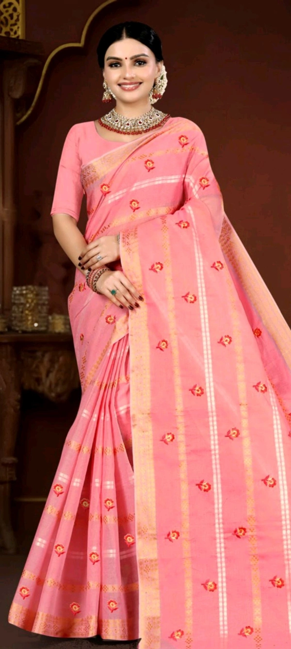 Minu Norita Embroidery Saree 378 - as image, 5.5