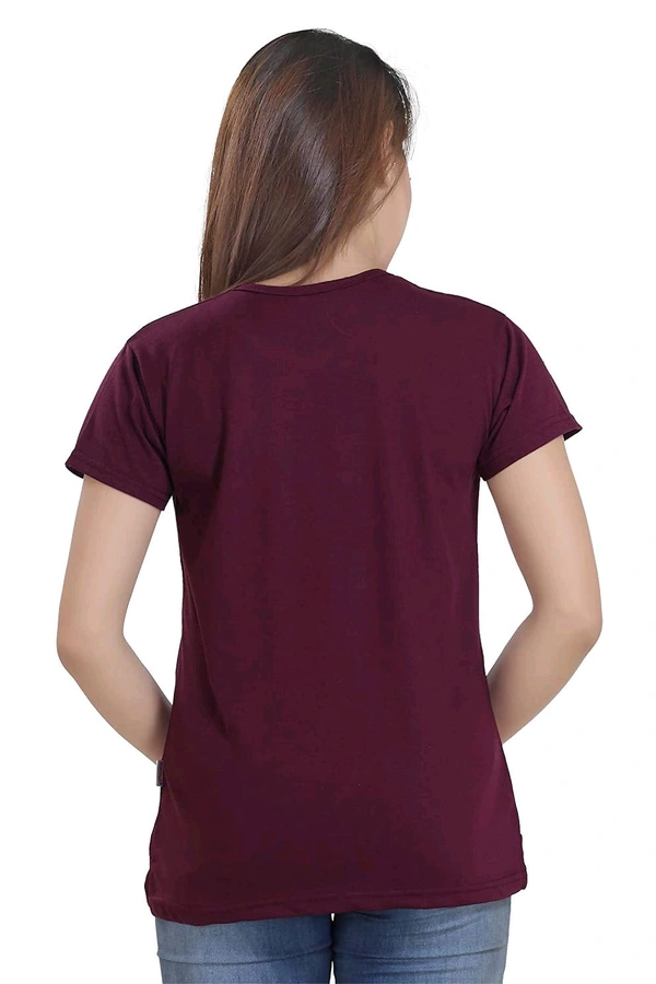 Leftovers  Ladies Crew Neck T-shirt 1E4 - Purple, 2XL