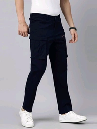 CINOCCI  MENS DENIM  Navy cargo Jeans 2E1 - Mine Shaft, 38