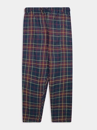 CROWN & LVY Men's Woven Flannel Pant 9Q1 - Sherpa Blue, M