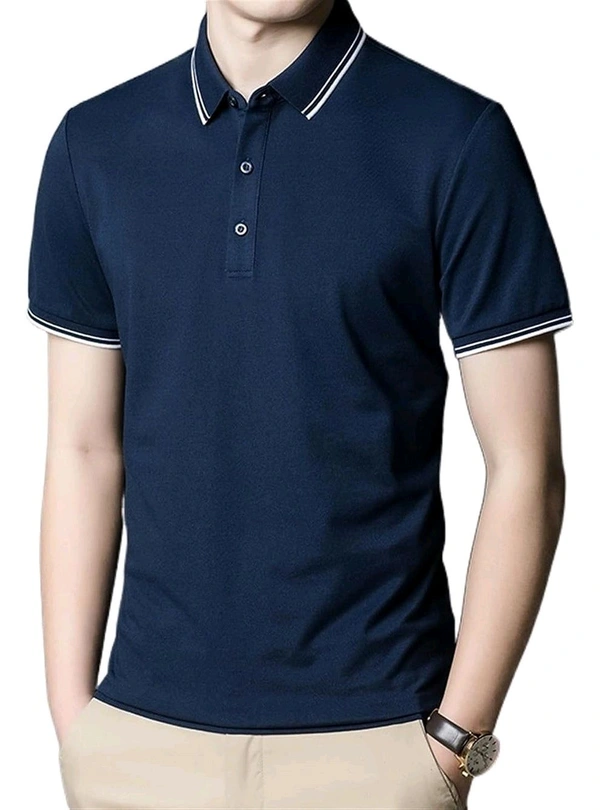 Mens Polo Tshirt Navy 5B1
