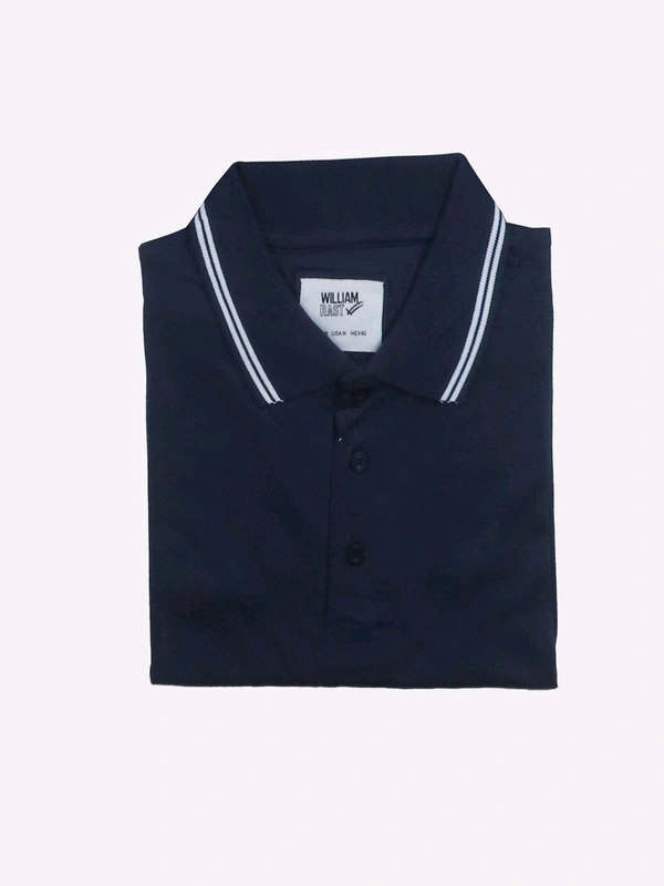 WILLIA RAST Mens Polo Tshirt Navy 5B1 - Navy Blue, L