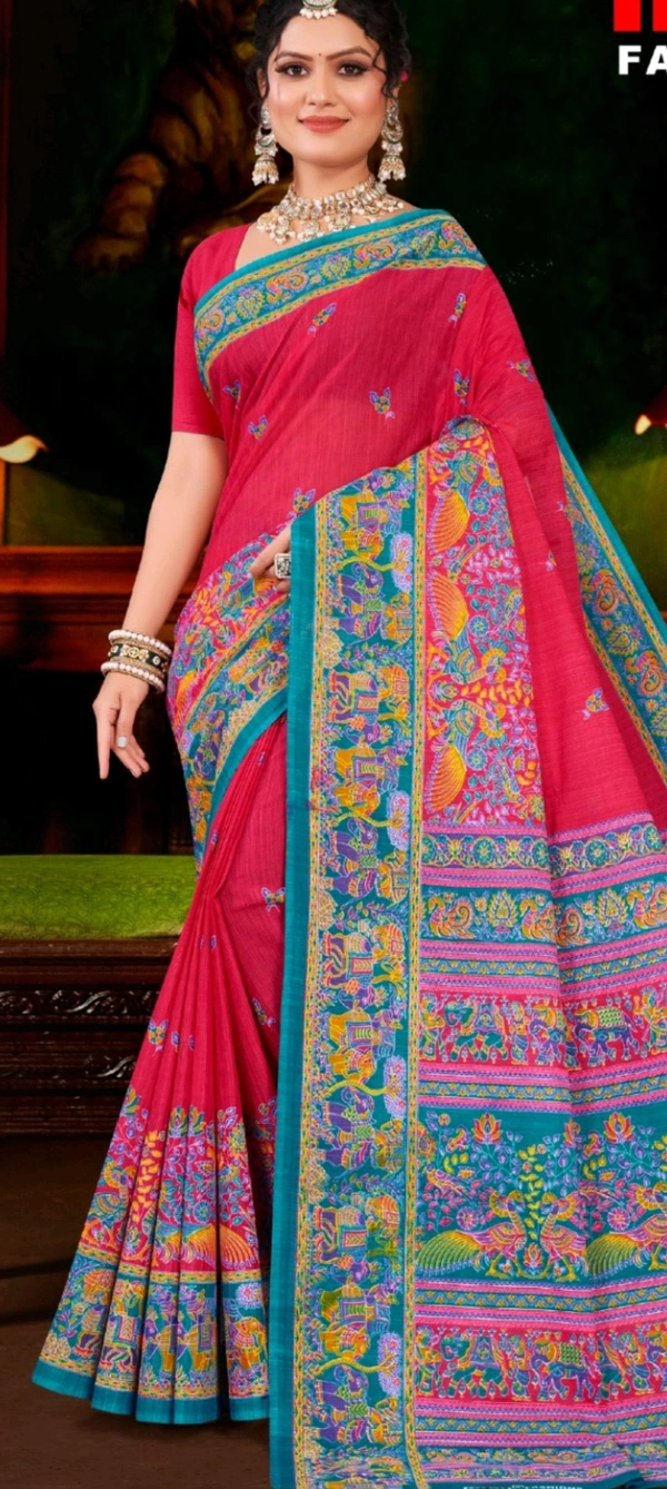 Minu Hi Demand 6 saree 950 - Wild Watermelon, 5.5