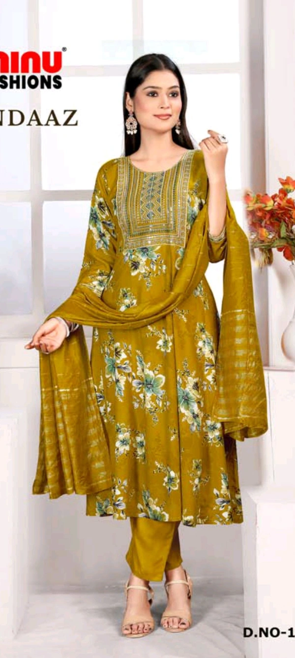 Minu ANDAAZ STICHED SUIT 006 - Bourbon, L