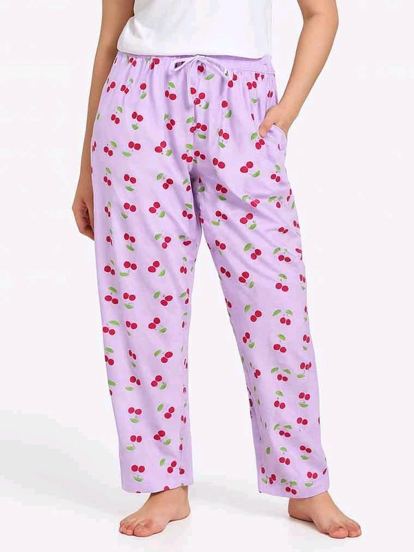 Atida Ladies Printed Night Pant - As image, XL