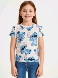Disney Girls Printed T- Shirt - As Image, 6Y