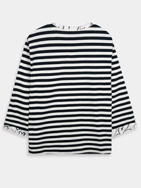 Weekend  Ladies 3/4th Sleeve AOP ToP 1C1 - White, M, 0.250