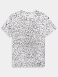 ADITA Ladies White AOP Top 6C1 - White, L, 0.200