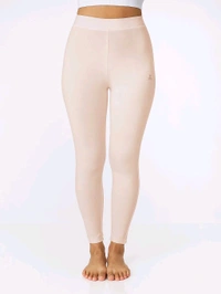 Decillon Ladies Ankle Fit Of White Legging - White, XL