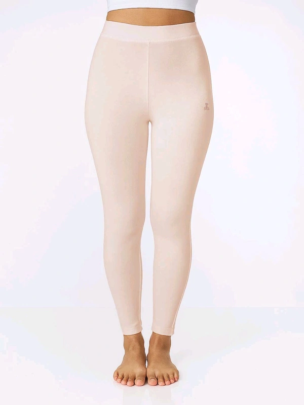 Decillon Ladies Ankle Fit Of White Legging - White, XL