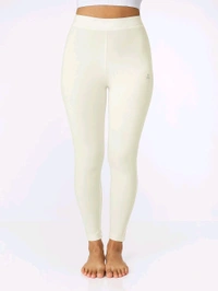 Decillon Ladies Ankle Fit Of White Legging - White, L
