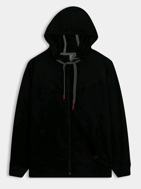 ENERRETICS  Ladies Hooded Full Zipper Sweatshirt 0A1 - Black, S, 0.550