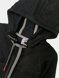 ENERRETICS  Ladies Hooded Full Zipper Sweatshirt 0A1 - Black, 3XL, 0.550