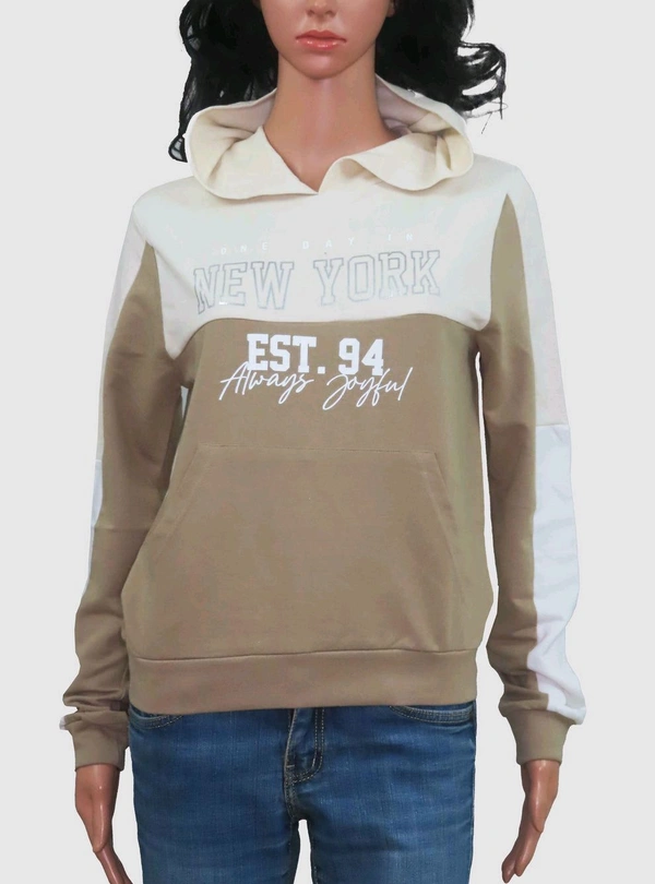 Ladies Hooded pullover Sweatshirt 1A1