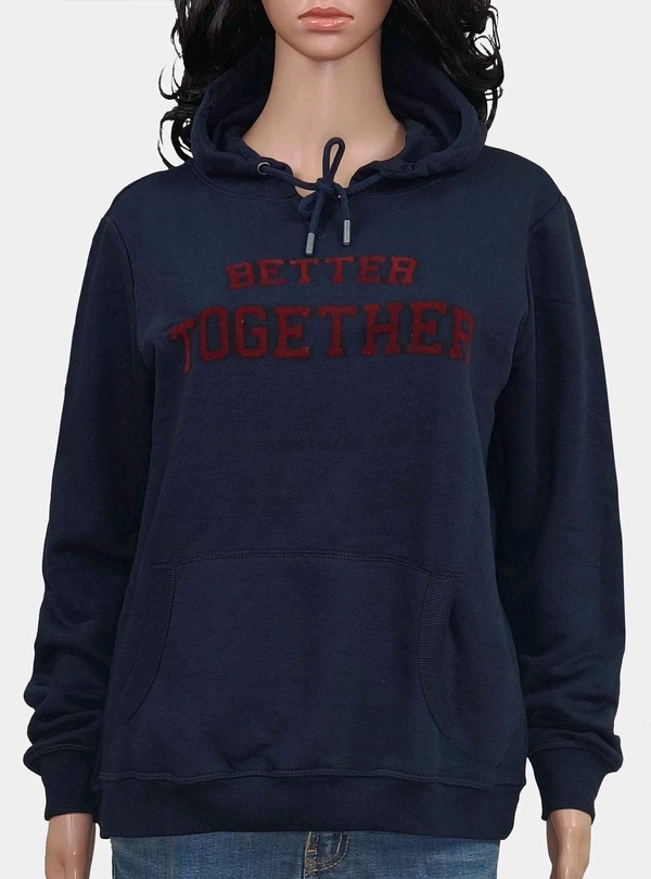 Ladies Hooded pullover Sweatshirt 1B2