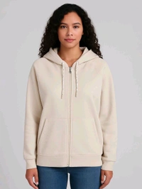 Rad Tag Ladies Hooded Full Zipper Sweatshirt Olive 3A3 - Olive, S