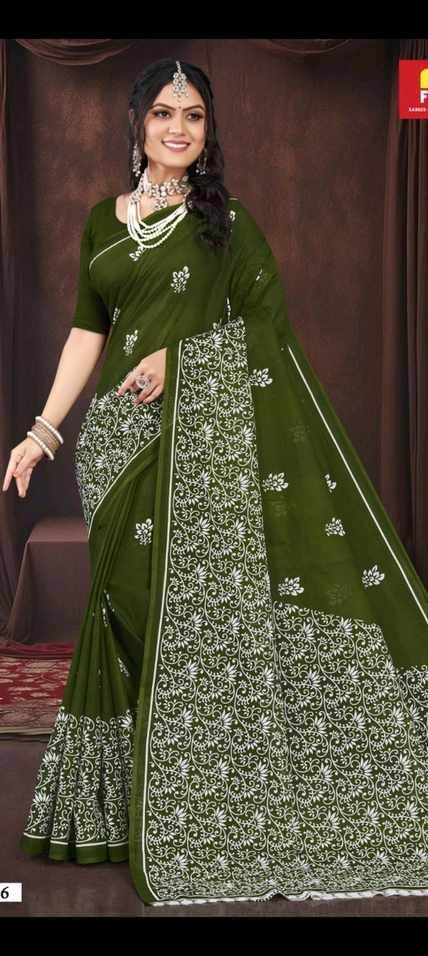 Sangita Saree 086 - green, 5.5, 0.550
