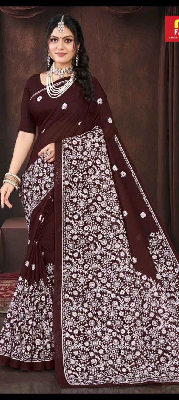 Sangita Saree 080 - Morocco Brown, 5.5, 0.550