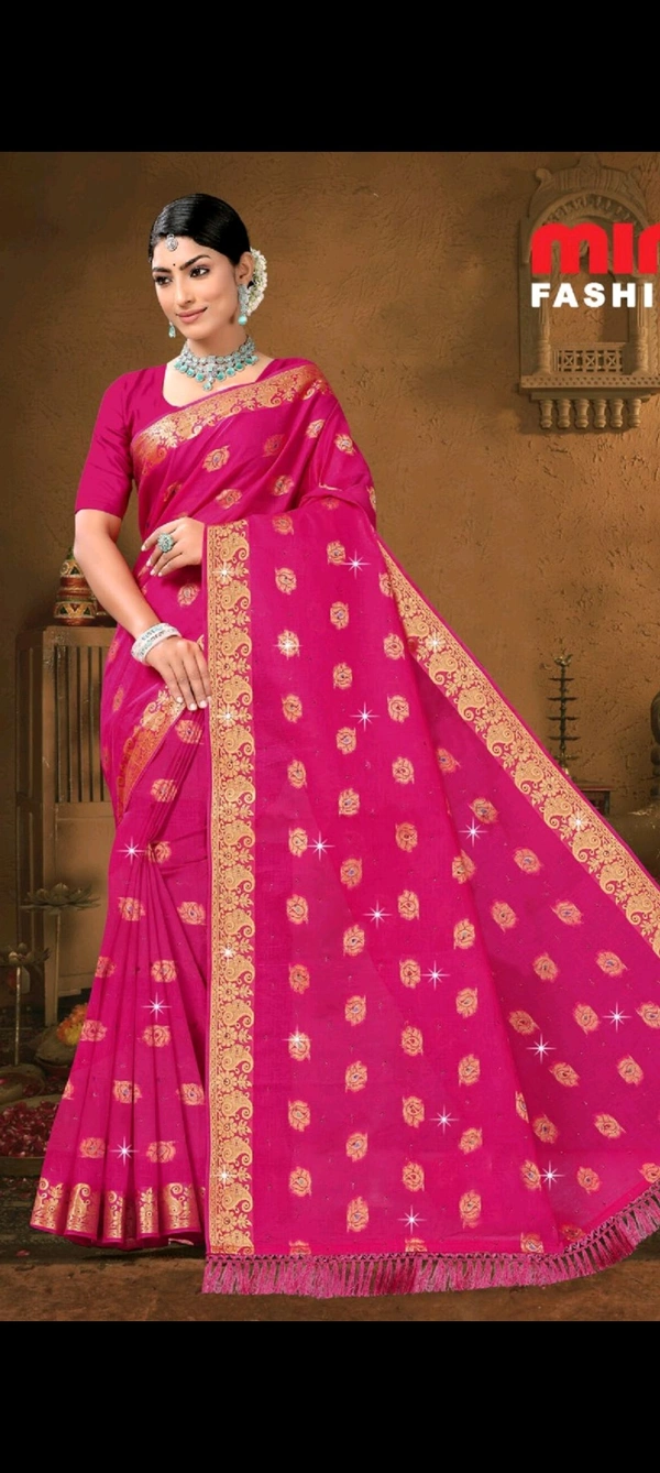 Minu Swadesh Emb Saree Special 446 - Mandy, 5.5, 0.450