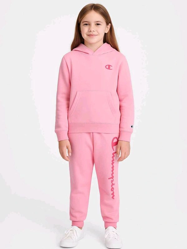 Champion  Older Girls Hoode Pullover Egg Plant Jogging Set 7C1 - Wild Watermelon, 8Y, 260