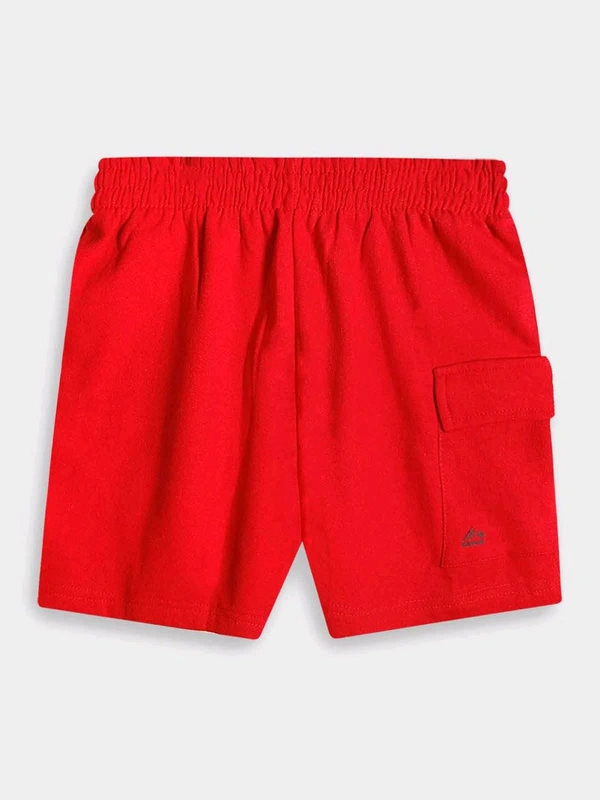 RBX Boys Red Fleece Shorts 7L6 - Red, 12y-14, Shorts