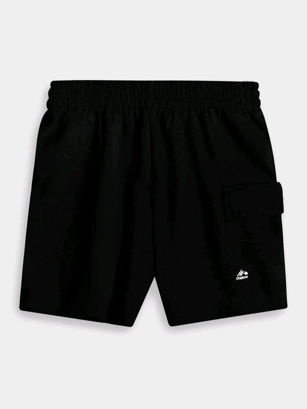 RBX Boys Black Fleece Shorts 7j6 - Black, 8y-10, Short