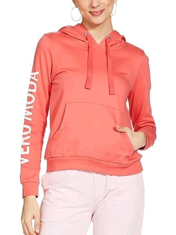 Vera Moda Ladies Fleece Pullover Olive Sweatshirt1C1 - Bittersweet, M, 235