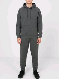 Attitude  Men's French Terry Navy Jogging Set 2E1 - Navy Blue, S