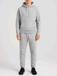 Attitude  Men's French Terry Navy Jogging Set 2E1 - Navy Blue, S