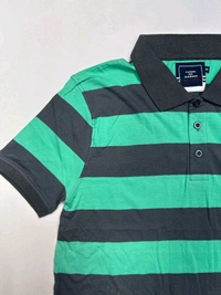 Terre De Marins Mens Rugby Striped Polo 0A1 - M